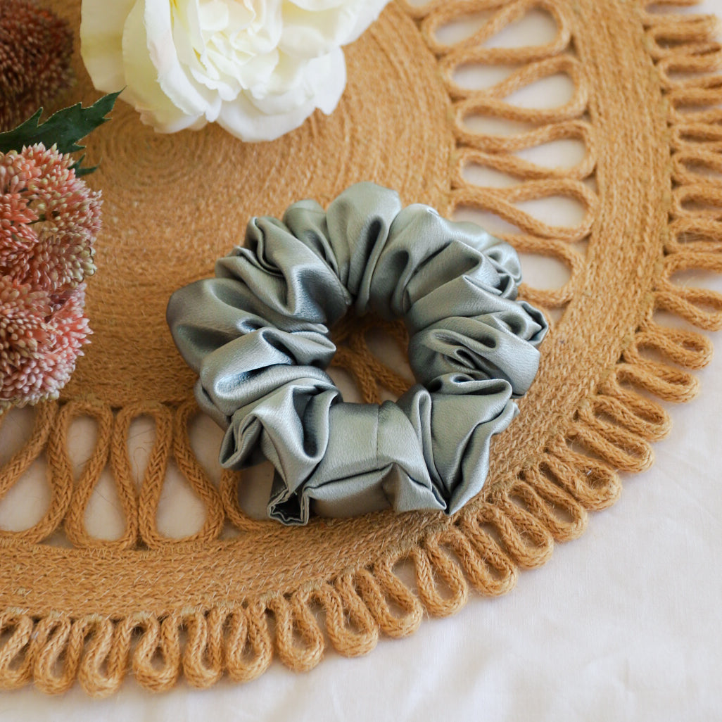 Classic Satin Scrunchie Collection