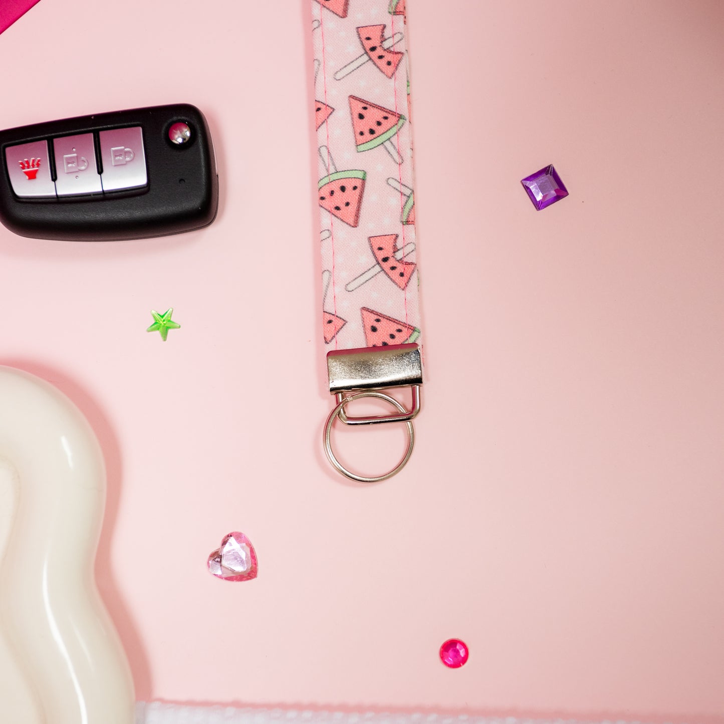 Key Fobs -Watermelon Handmade Keychain