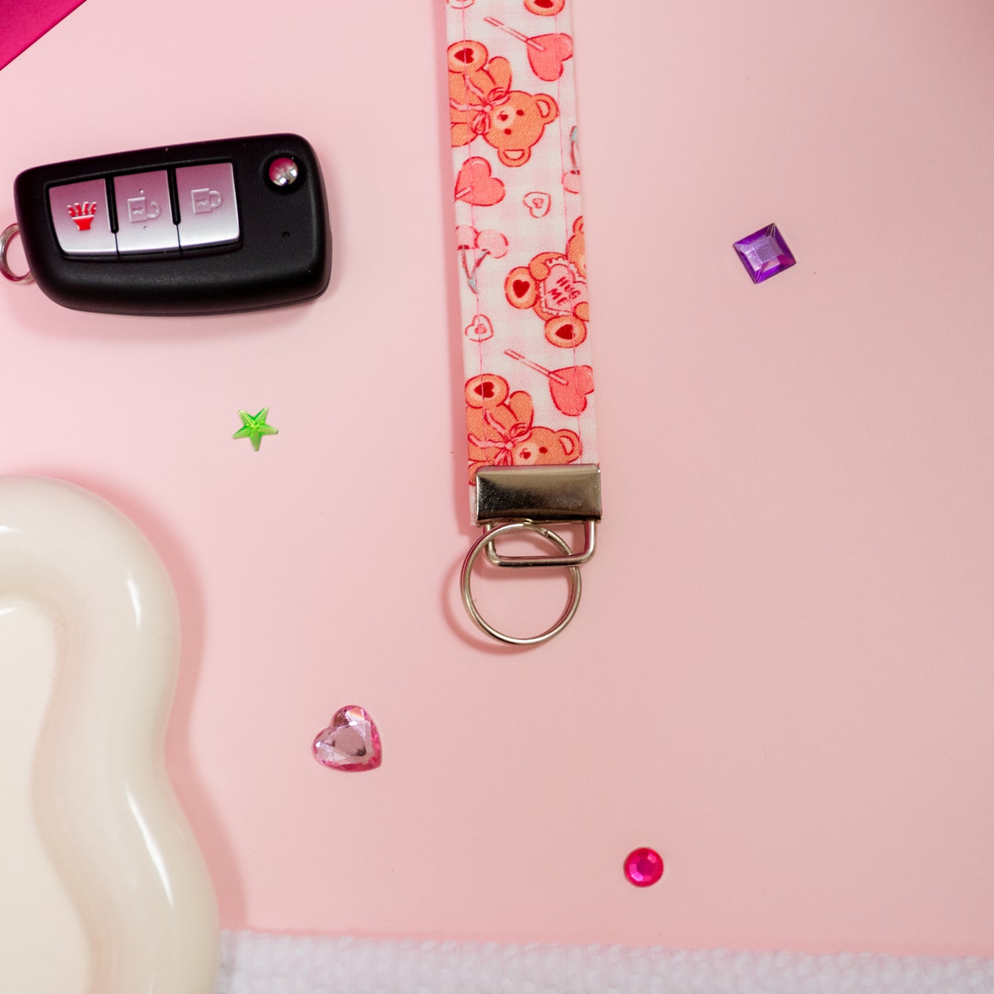 Key Fobs -Teddy Bears Handmade Keychain