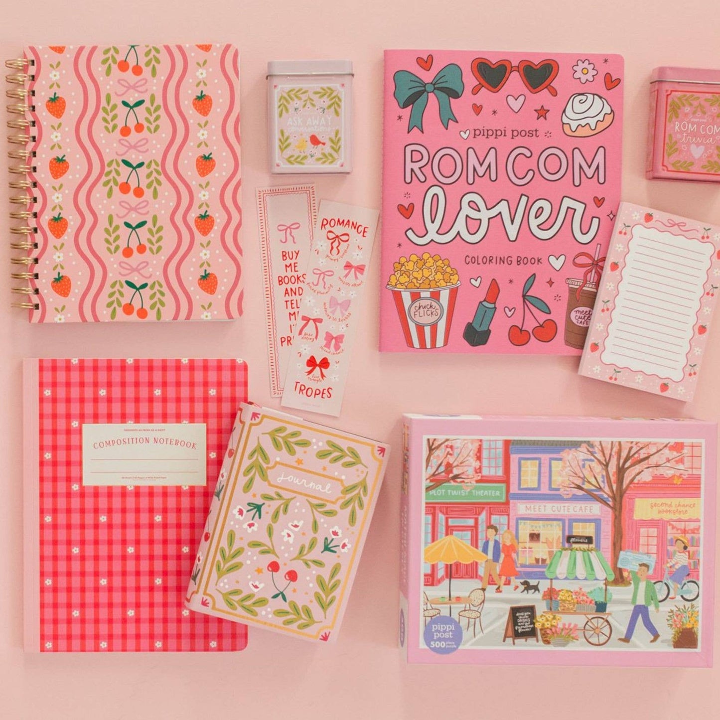 Paper Romance Tropes Bookmark Set