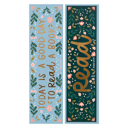 Paper Good Day To Read A Book Bookmark Set