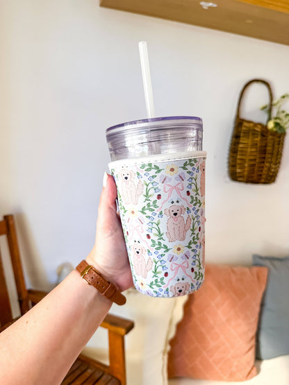 Golden Retrievers Iced Coffee Sleeve