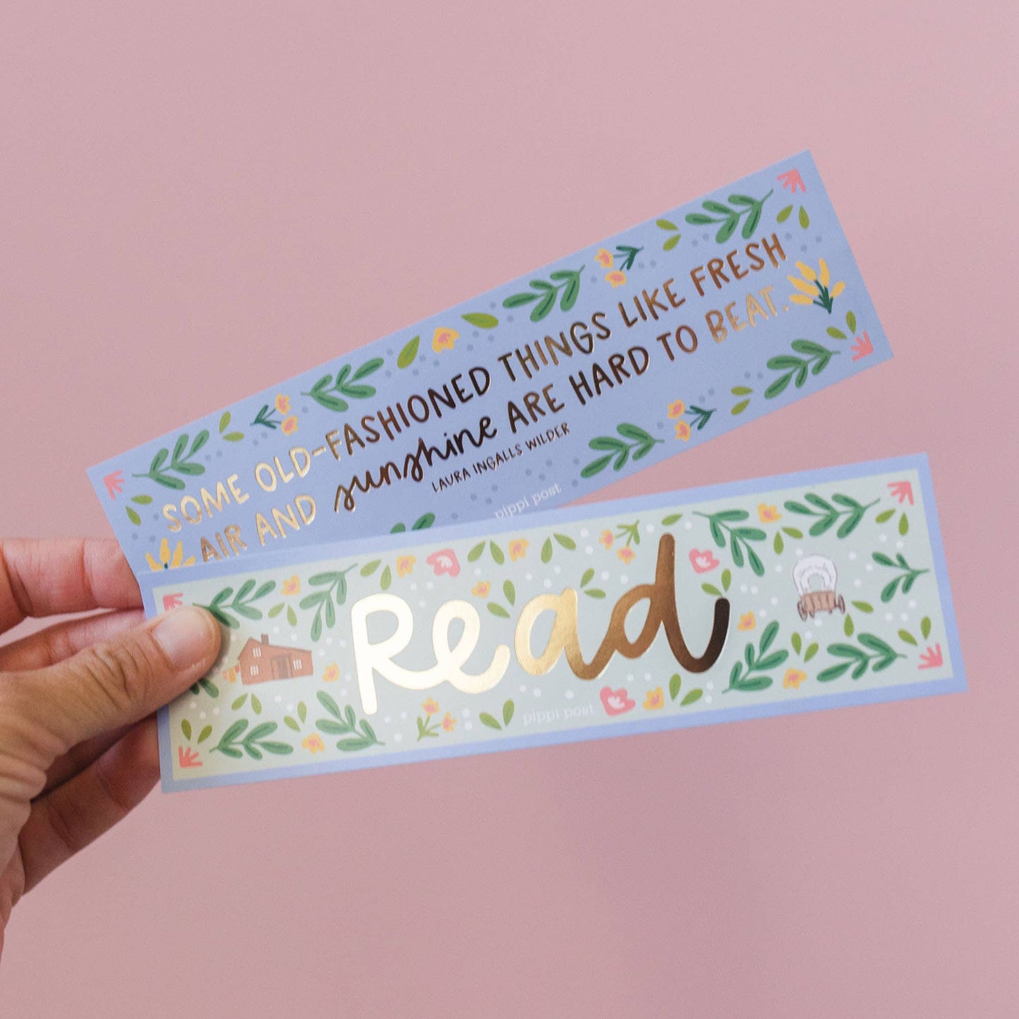 Paper Read Little House on the Prairie Foil Bookmark Set