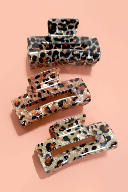 Leopard Animal Claw Clip
