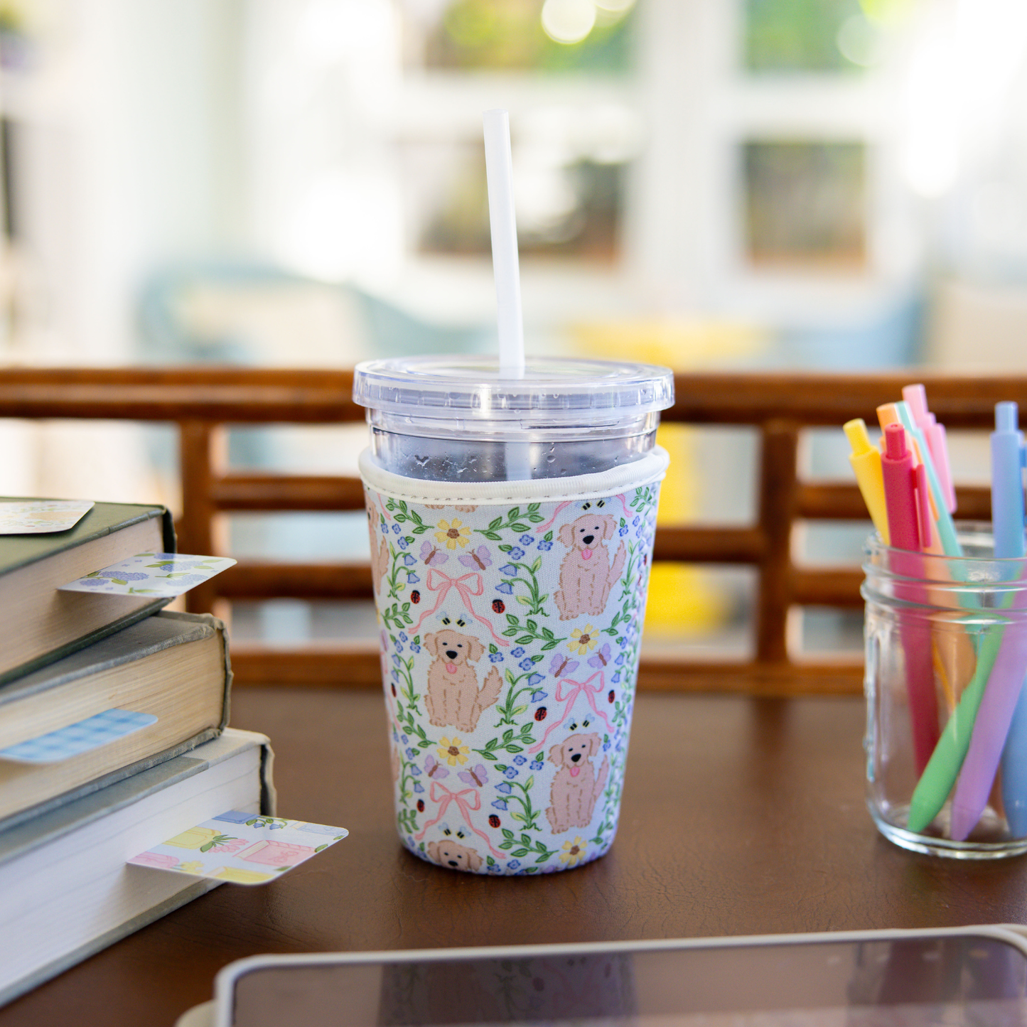 Golden Retrievers Iced Coffee Sleeve
