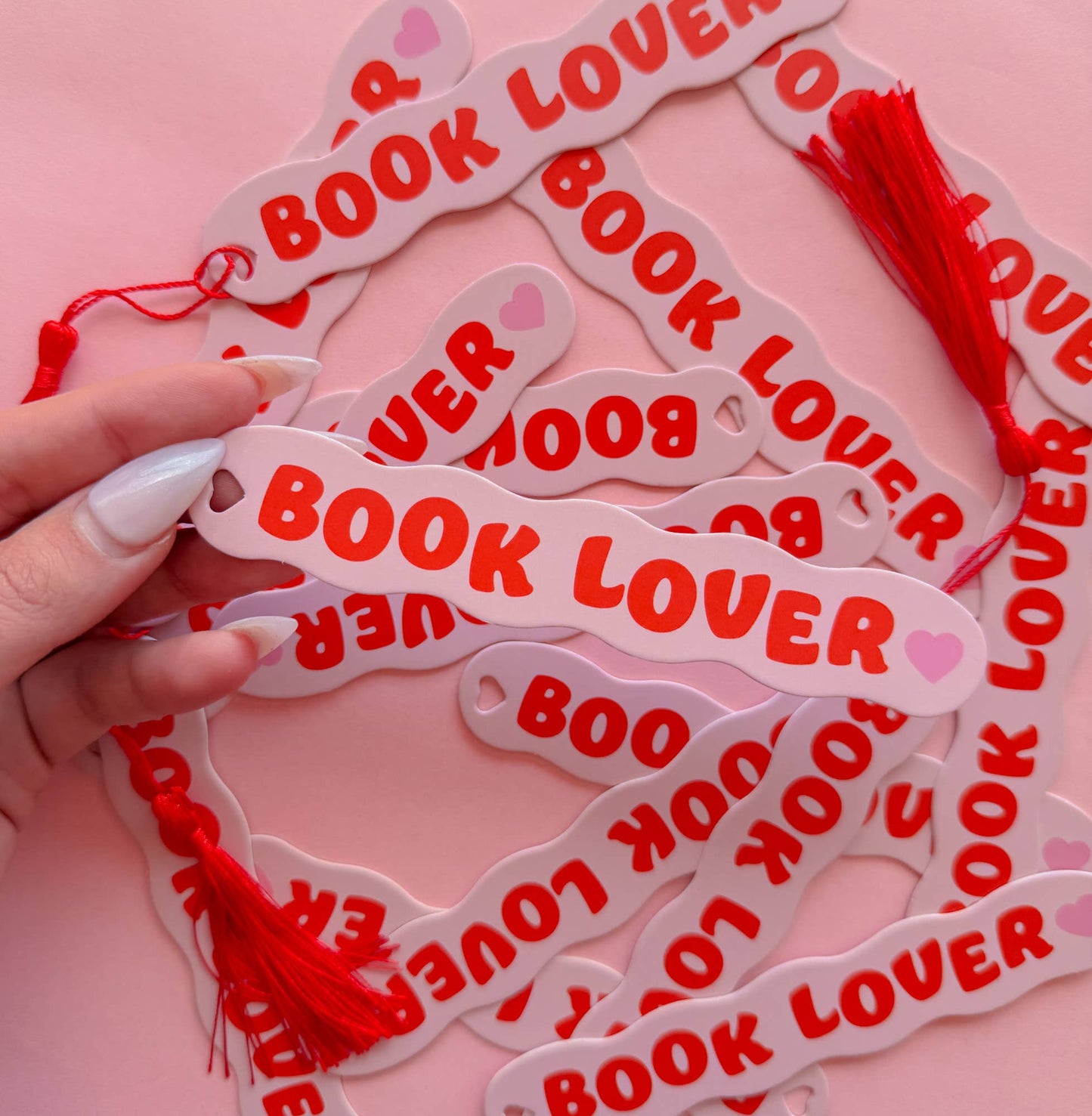 Paper Book Lover Die Cut Bookmark