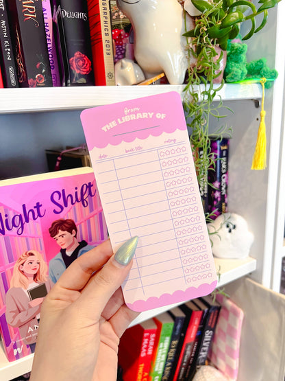 Paper Book Rating Bookmark