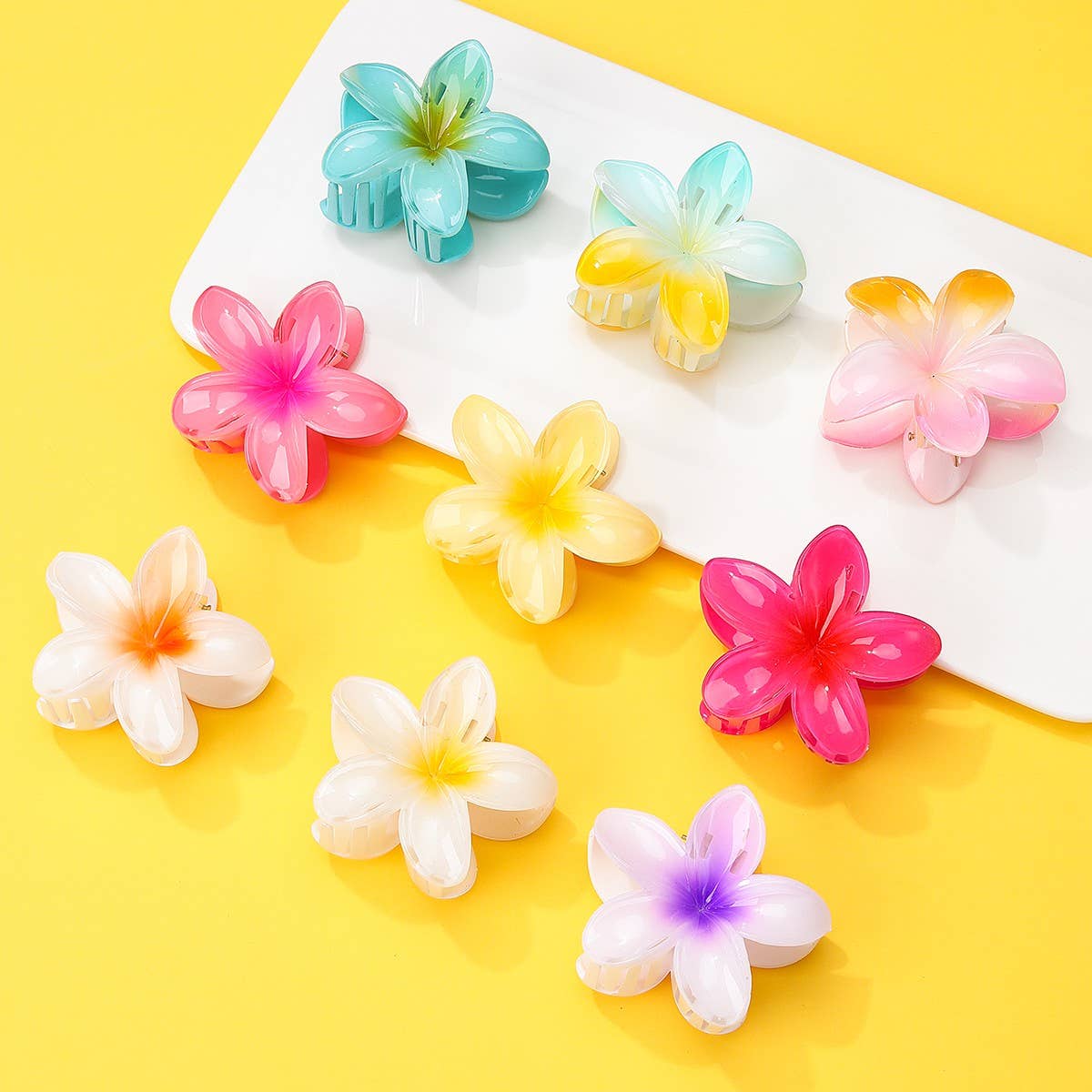 Hawaiian Flower Claw Clip
