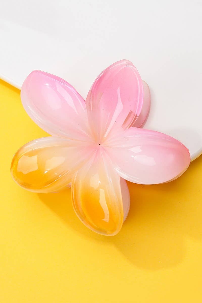 Hawaiian Flower Claw Clip
