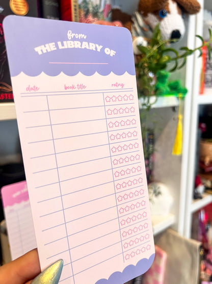 Paper Book Rating Bookmark