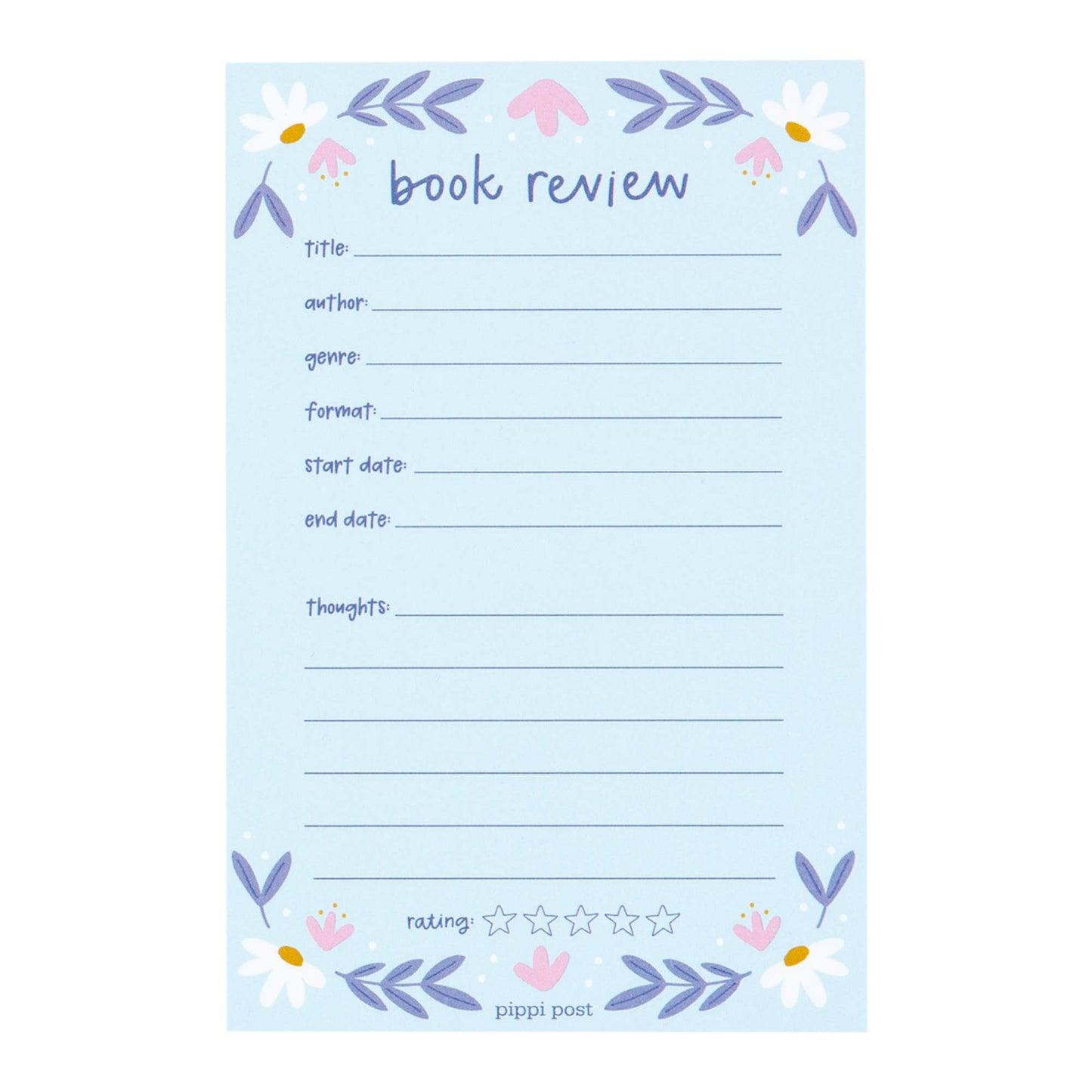 Blue Book Review 4x6 Notepad