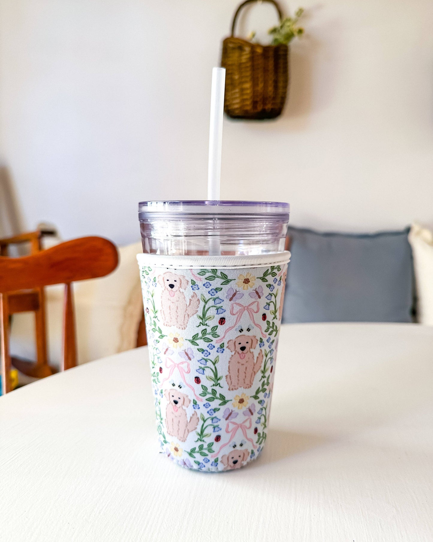 Golden Retrievers Iced Coffee Sleeve