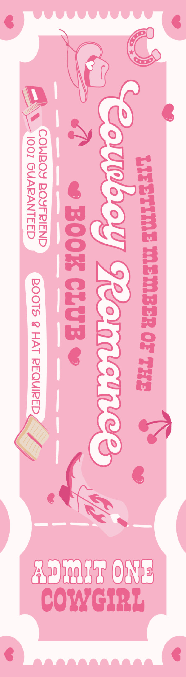 Paper Cowgirl Bookmark