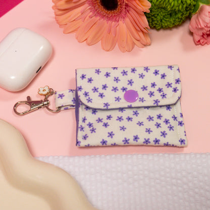 AirPod Holder - Purple Daisies