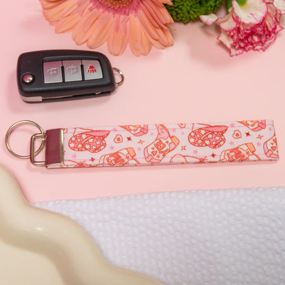 Key Fobs -Cow Girl Handmade Keychain
