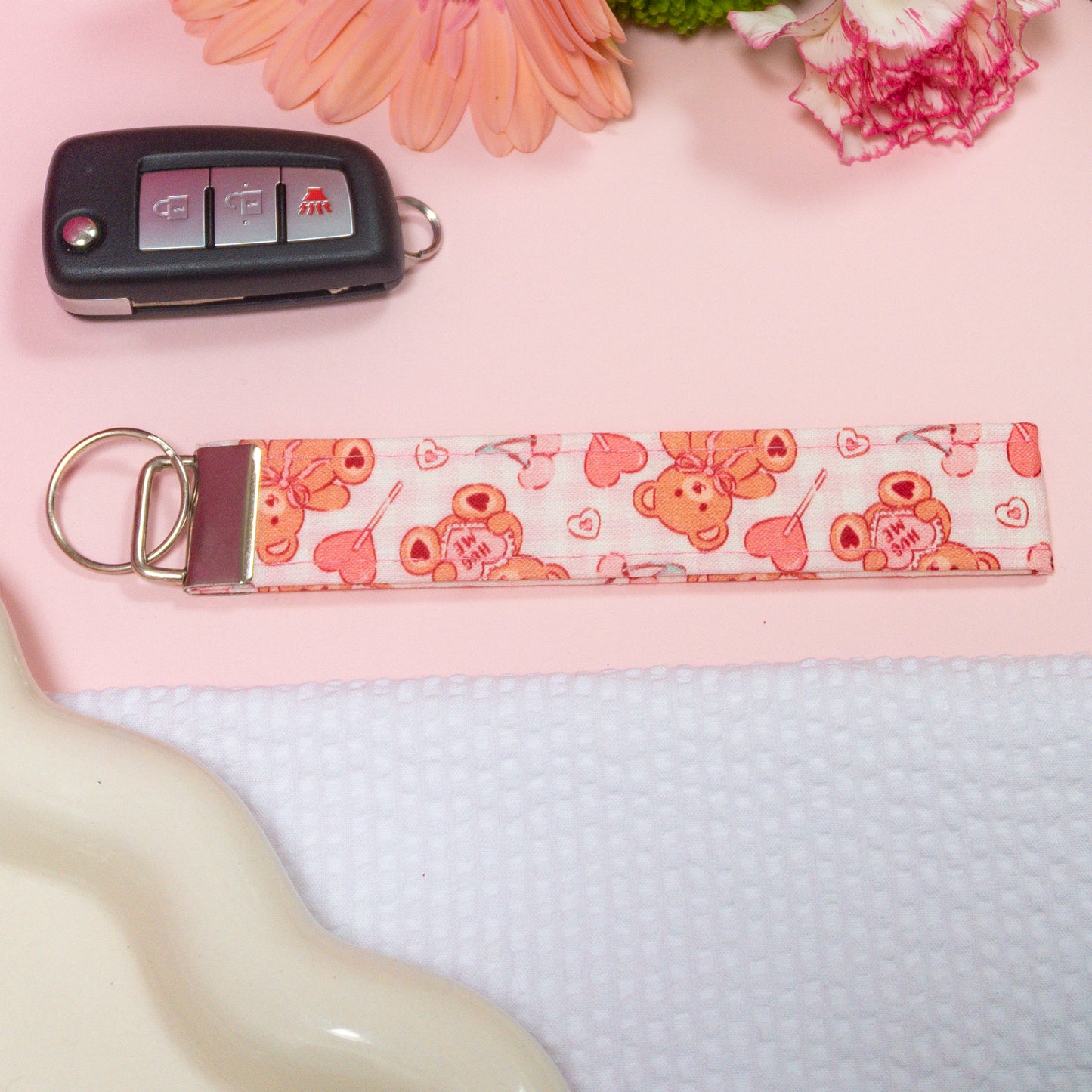 Key Fobs -Teddy Bears Handmade Keychain