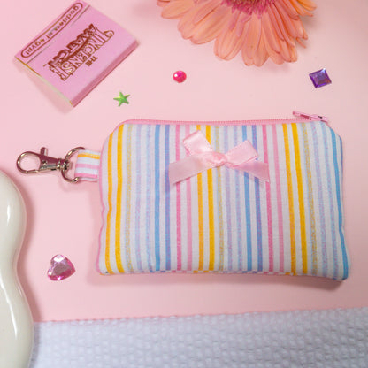 Mini Wallet - Rainbow Stripes