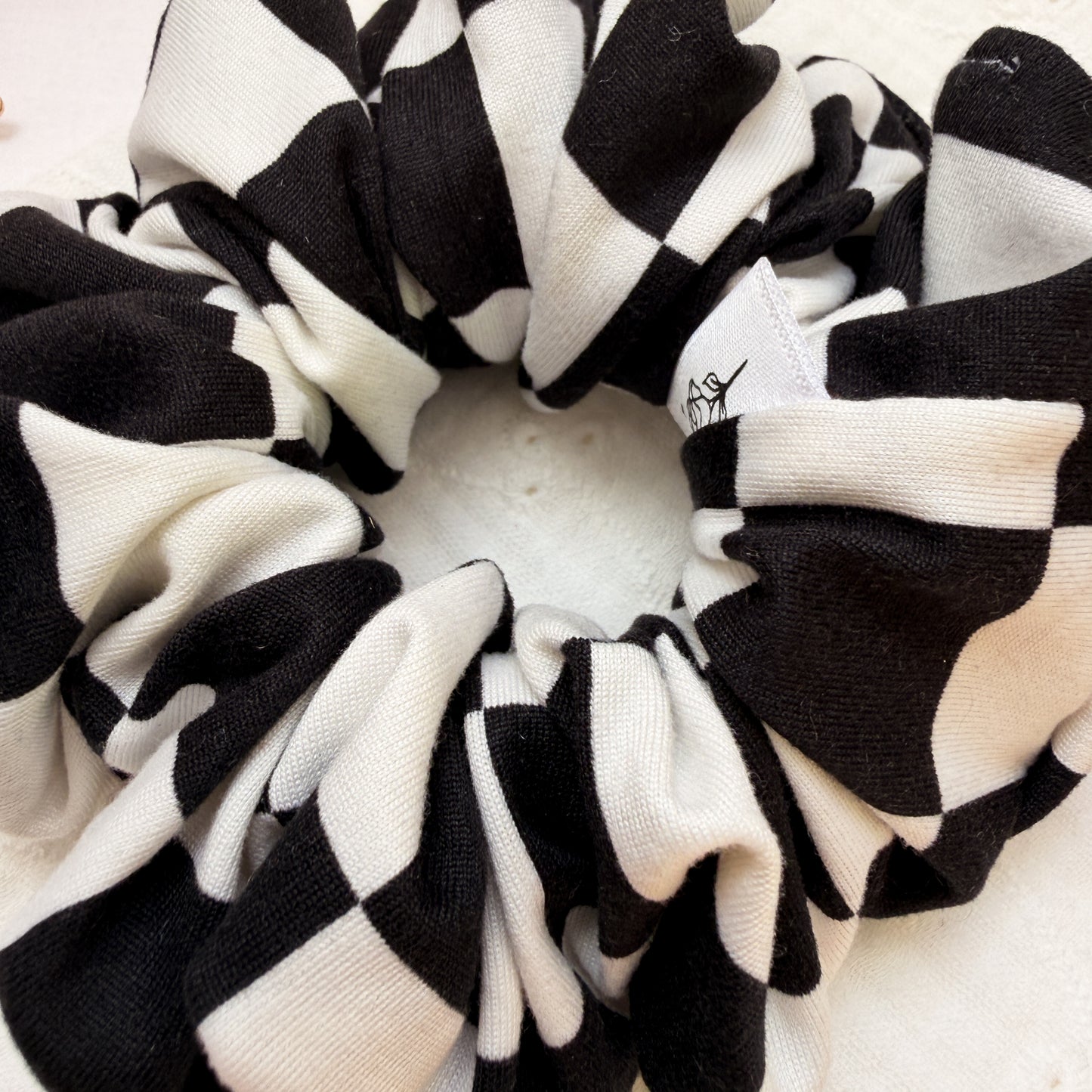 Classic Stretch Check Scrunchie
