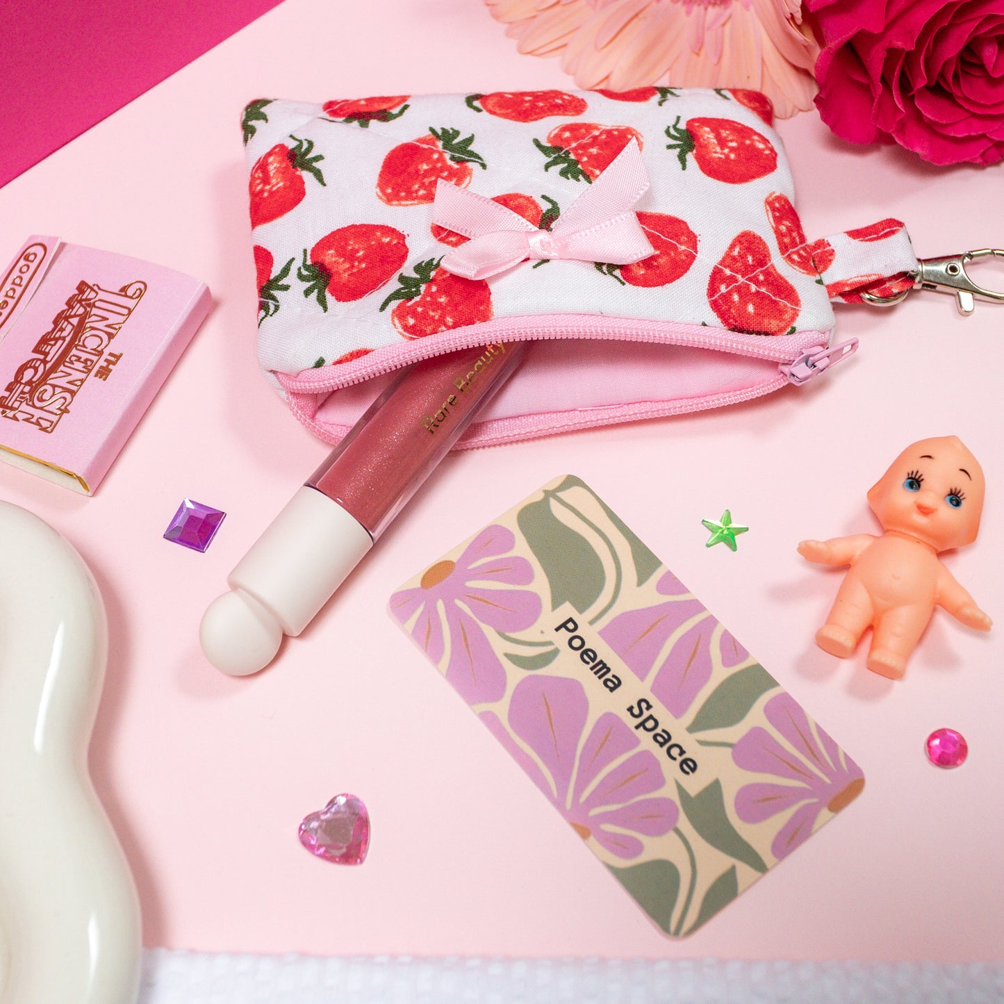 Mini Wallet - Strawberry