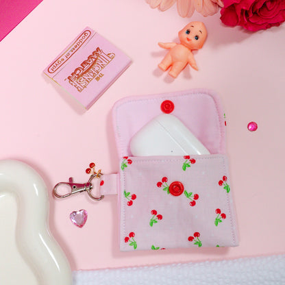 AirPod Holder - Baby Pink Cherries