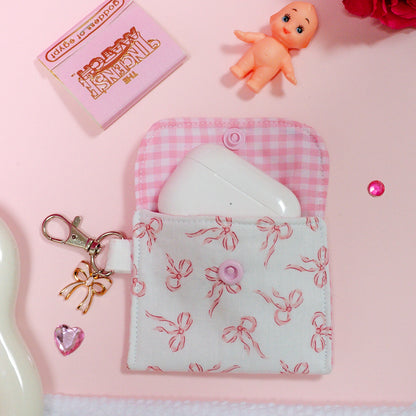 AirPod Holder - Baby Pink Bows