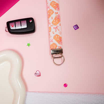 Key Fobs -Iced Coffee Handmade Keychain