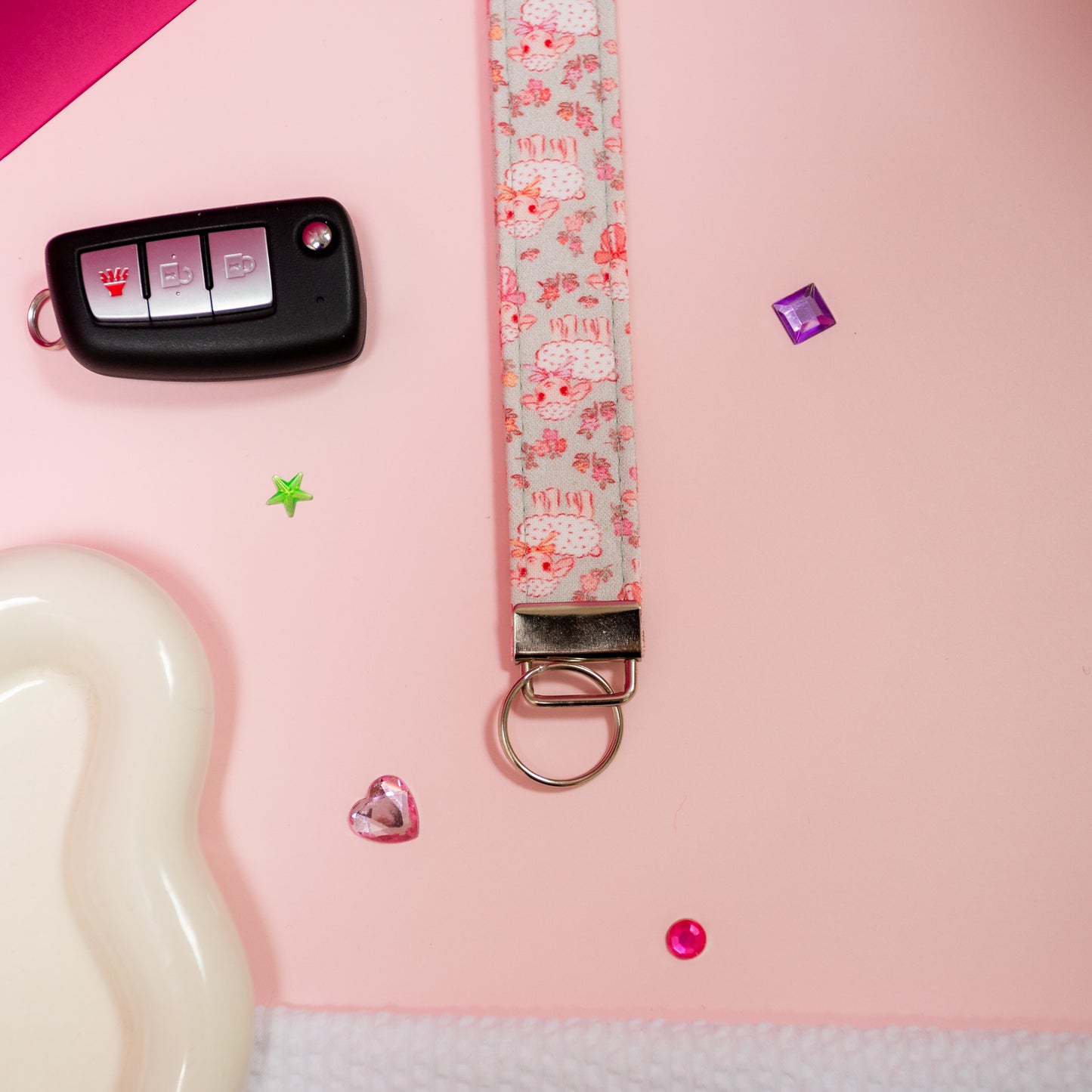 Key Fobs - Little Lamb Handmade Keychain