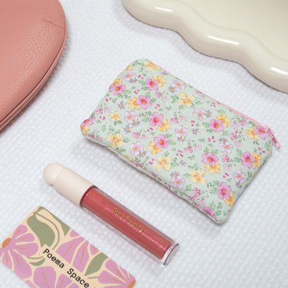 Mini Wallet - Blue Floral