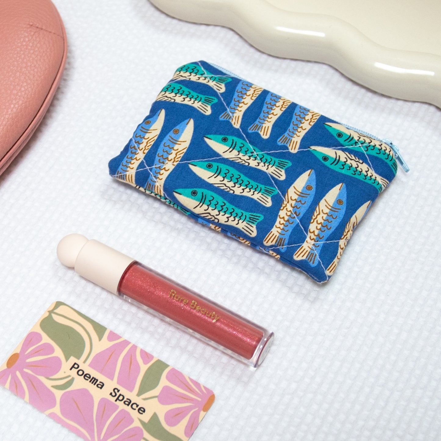 Mini Wallet - Blue Fish