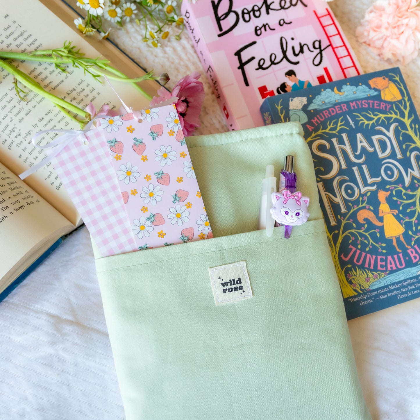 Embroidered Book Sleeve - Good Girls Read Dirty Books