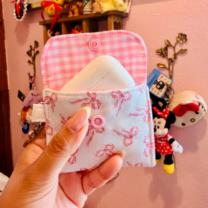 AirPod Holder - Baby Pink Bows