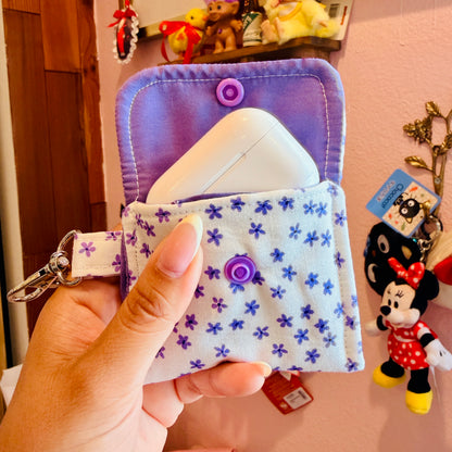 AirPod Holder - Purple Daisies