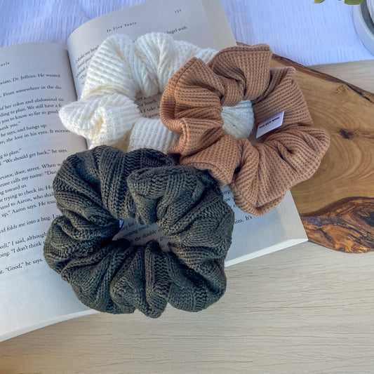 Winter Scrunchies