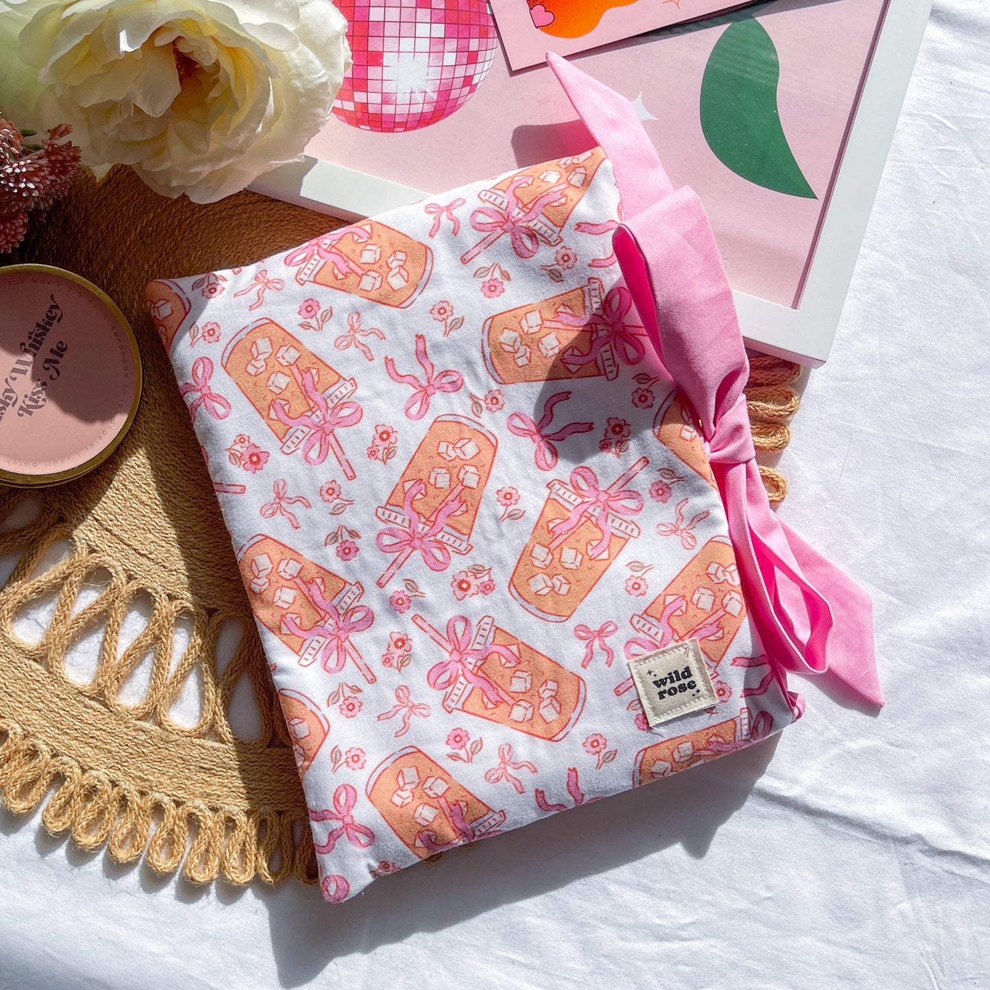 Bow Iced Coffee Book Sleeve