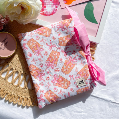 Bow Iced Coffee Book Sleeve