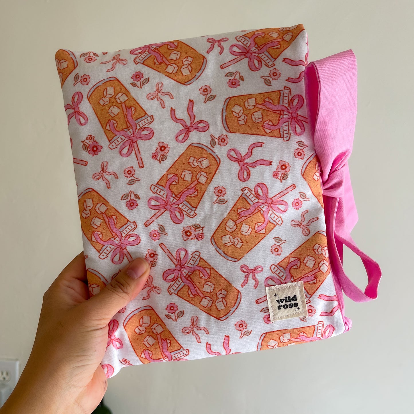 Bow Iced Coffee Book Sleeve