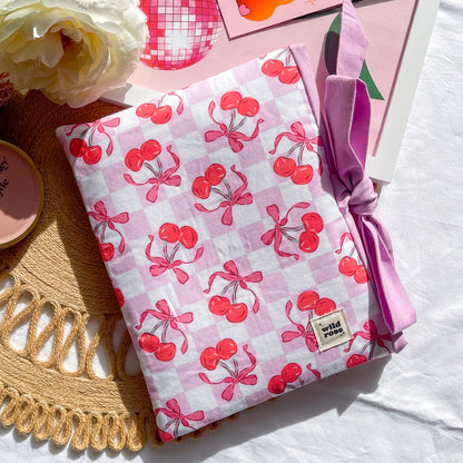 Bow Cherry Bows Book Sleeve
