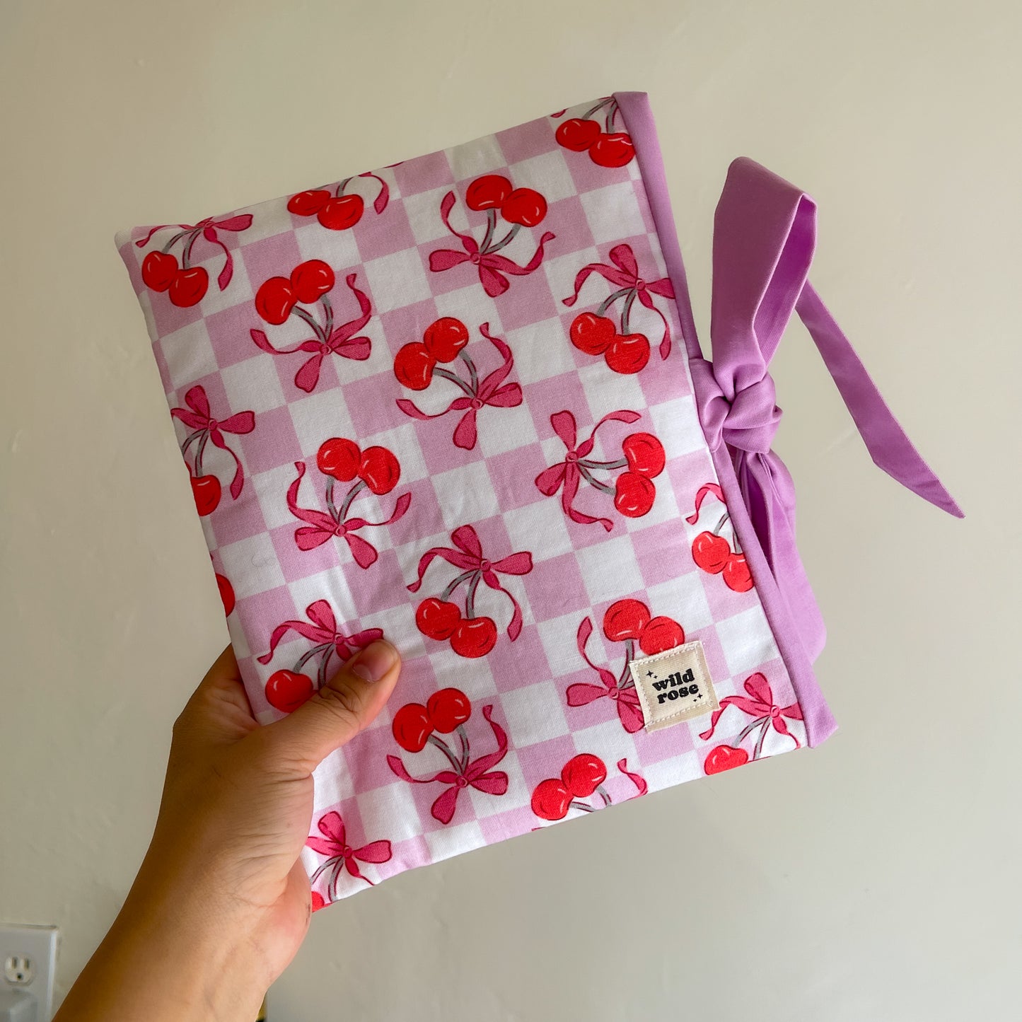 Bow Cherry Bows Book Sleeve