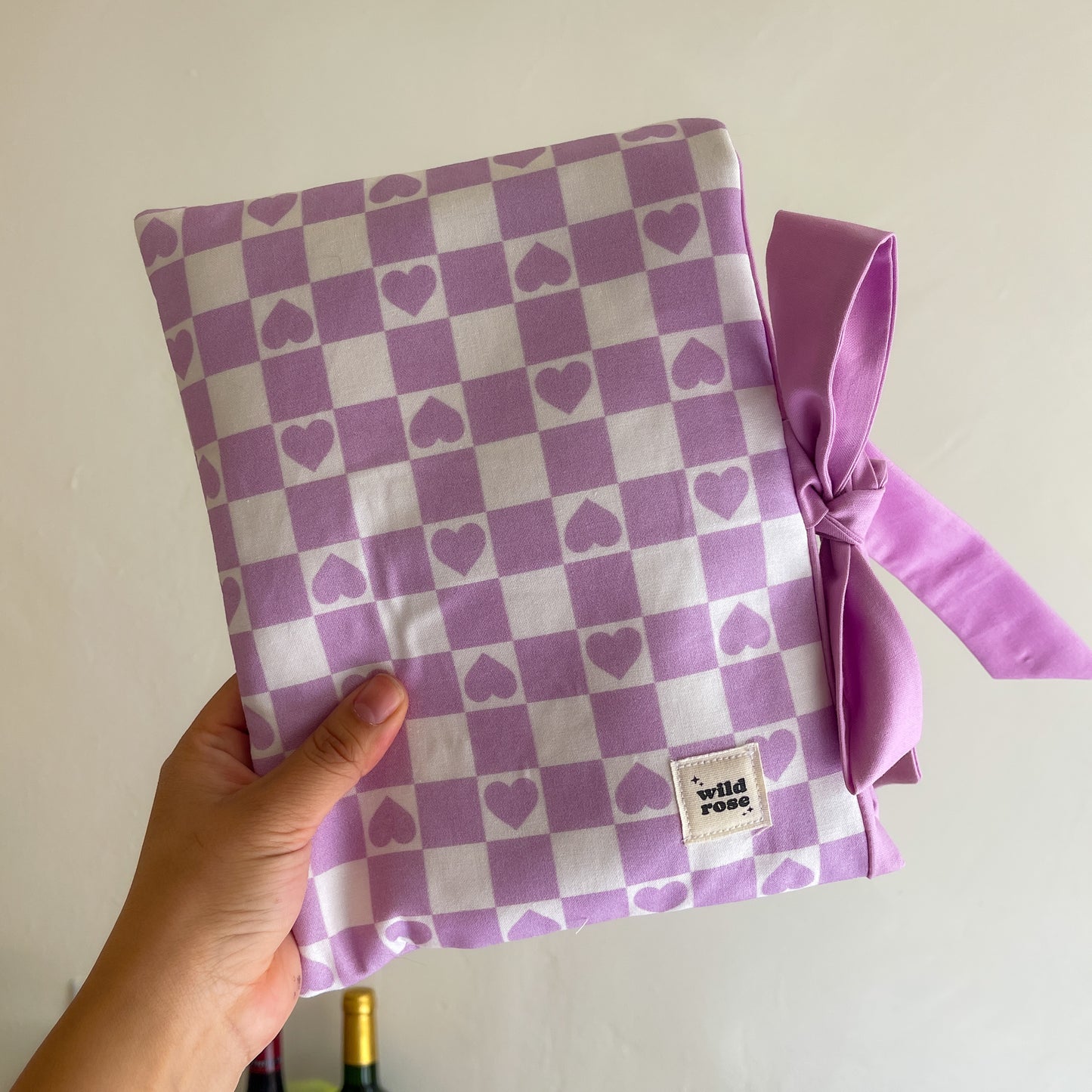 Bow Purple Heart Book Sleeve
