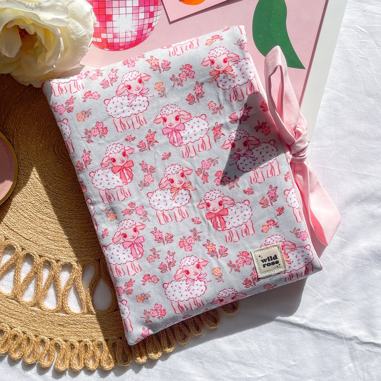 Bow Sheep Book Sleeve
