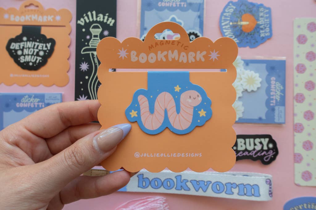 Magnetic Worm Bookmark