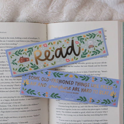 Paper Read Little House on the Prairie Foil Bookmark Set