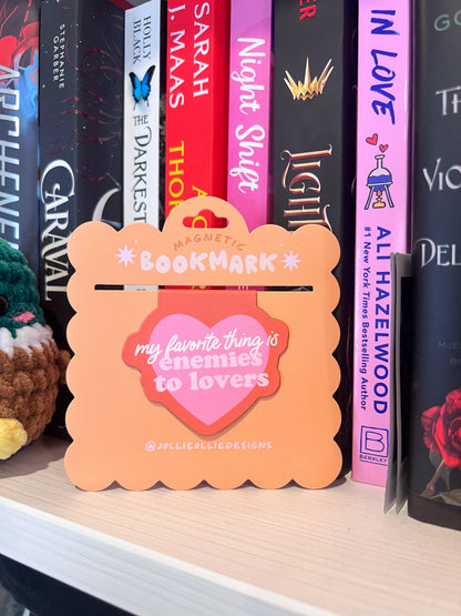 Magnetic Enemies to Lovers Bookmark
