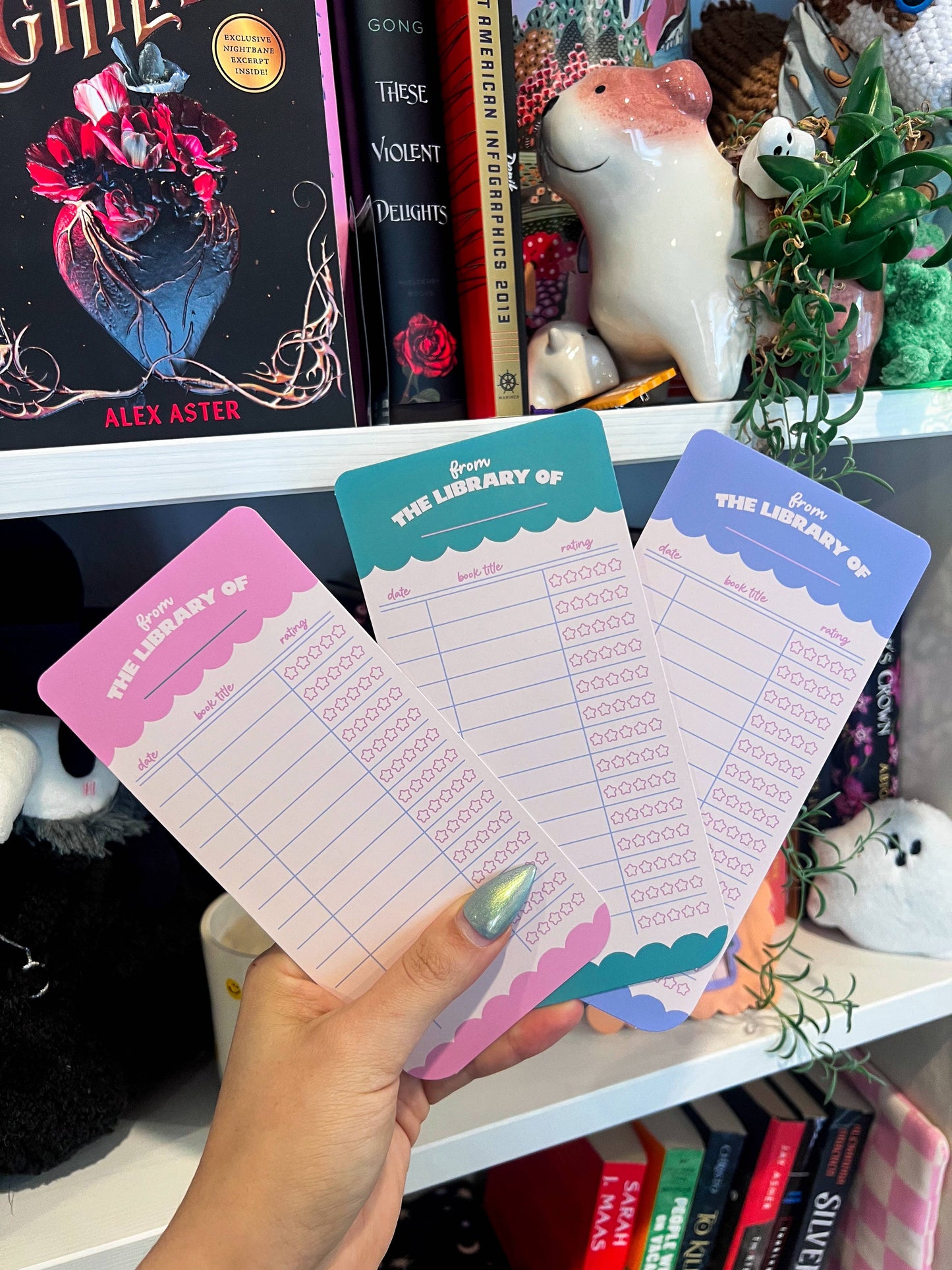 Paper Book Rating Bookmark