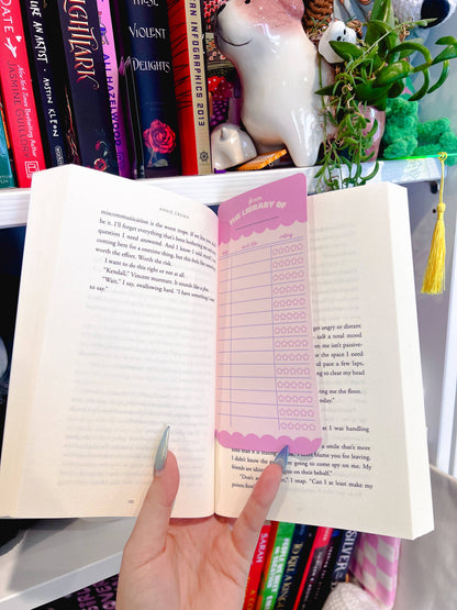 Paper Book Rating Bookmark