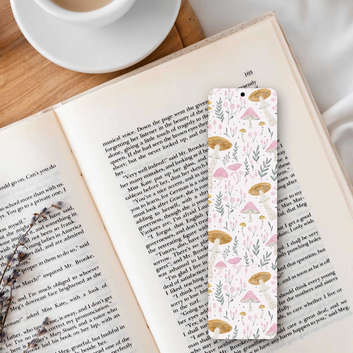 Paper Mushroom Bookmark