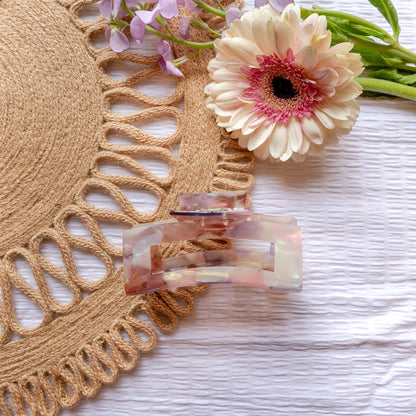 Purple Jelly Claw Clip