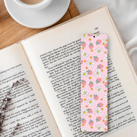 Paper Strawberries Bookmark