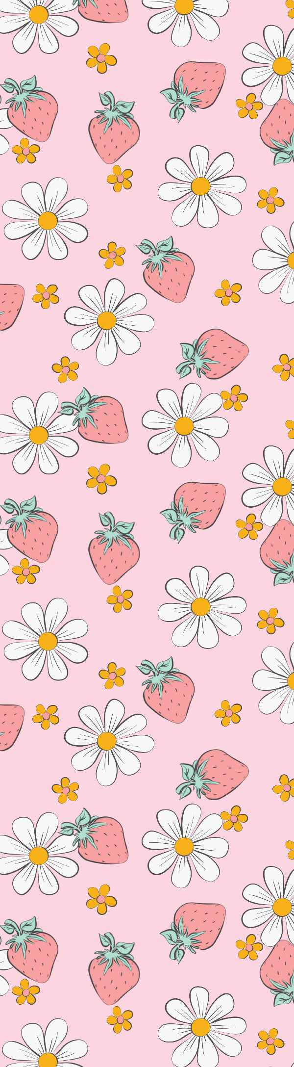 Paper Strawberries Bookmark